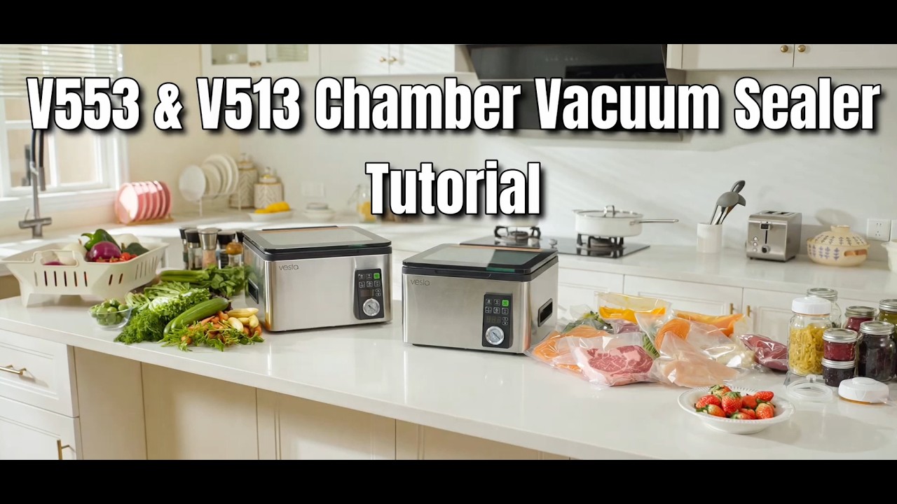 How to use the Vesta Precision V513 and V553 chamber vacuum sealers