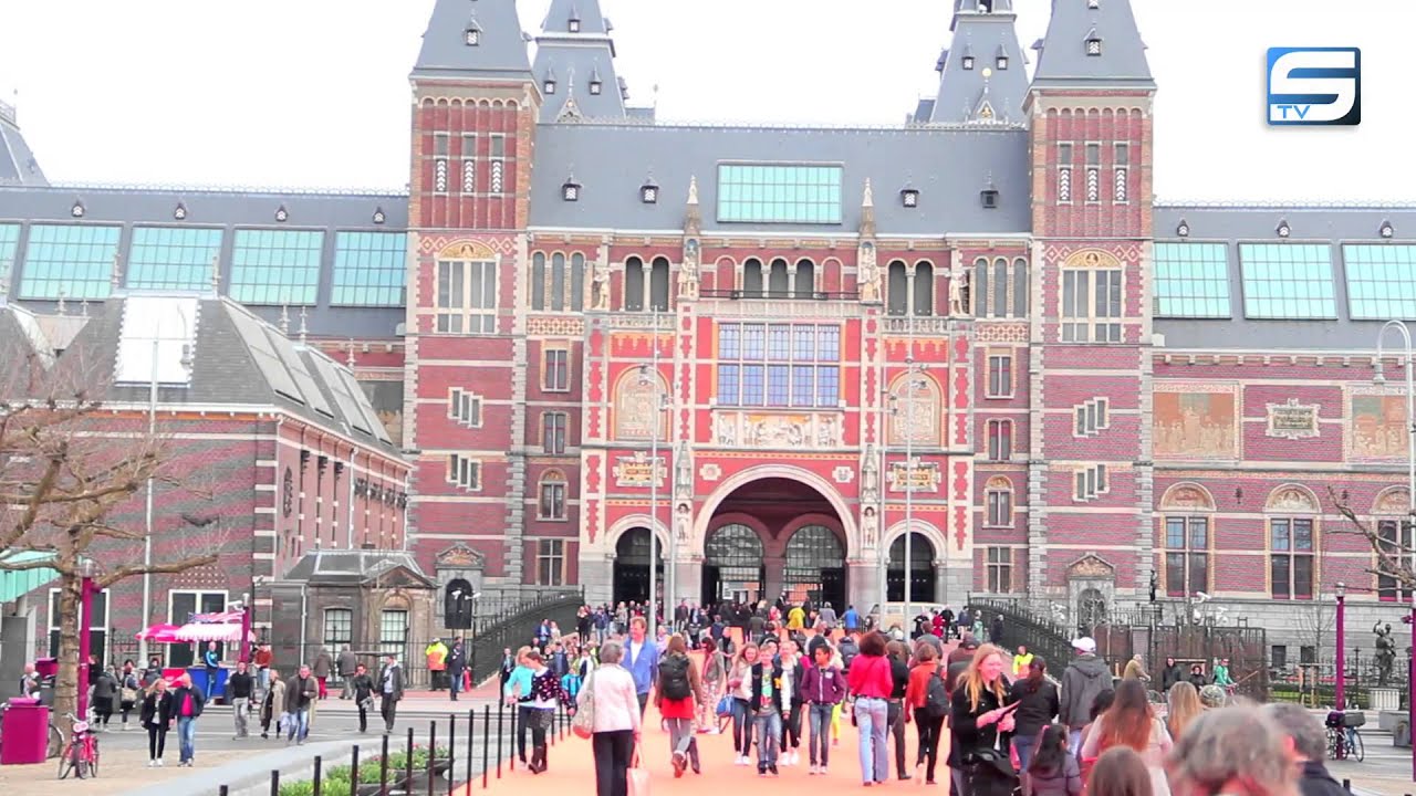 Toeristen in Amsterdam