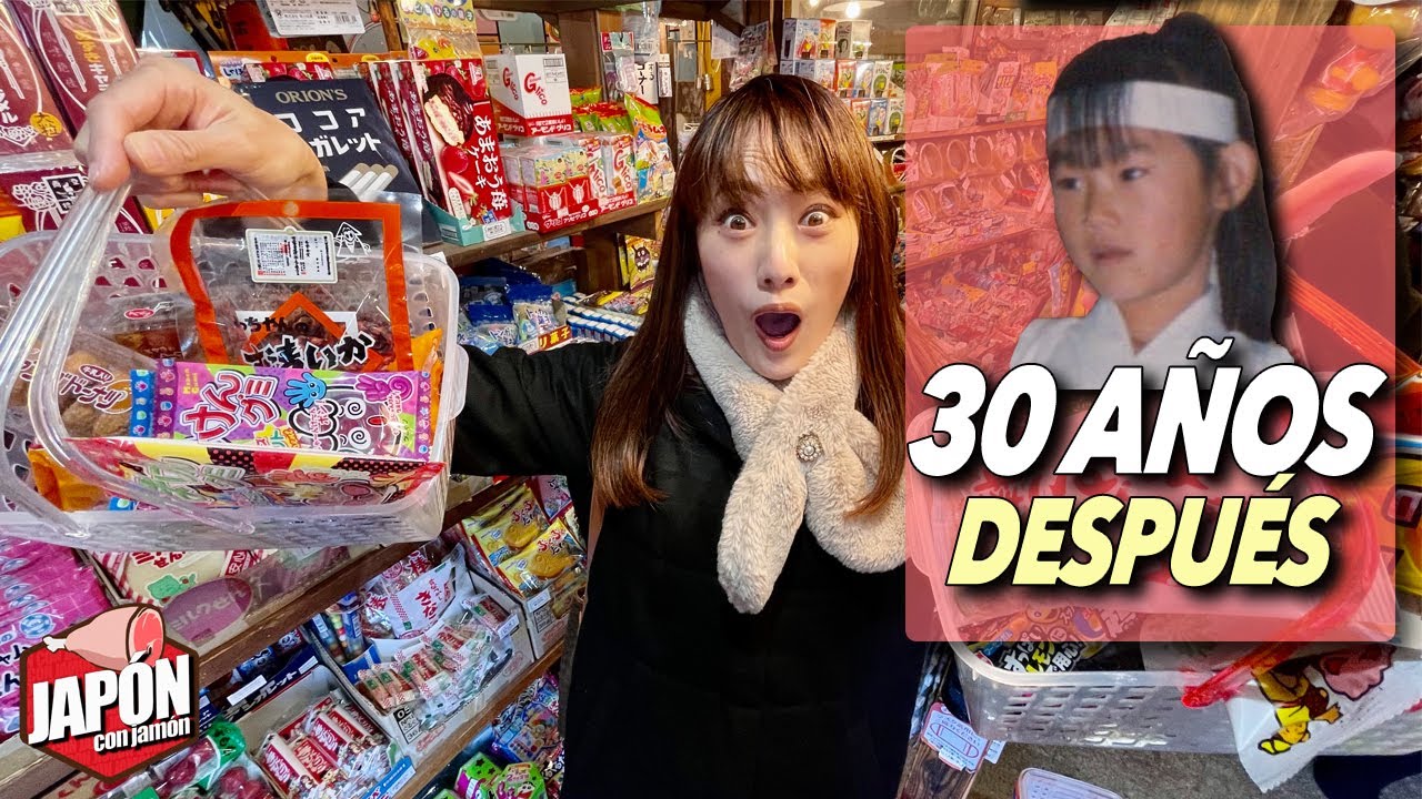 Pruebo DULCES JAPONESES de mi INFANCIA 30 años después
