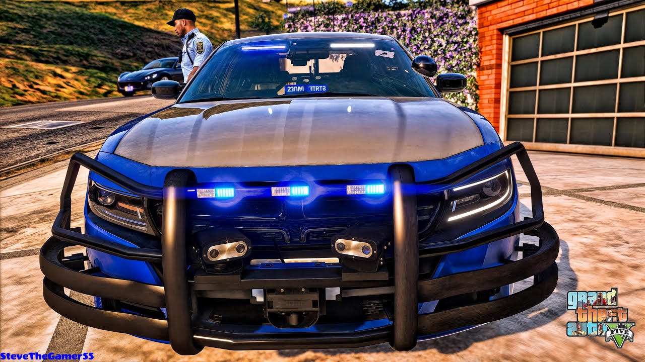 Playing GTA 5 As A POLICE OFFICER Highway Patrol|| GSP|| GTA 5 Lspdfr Mod| 4K