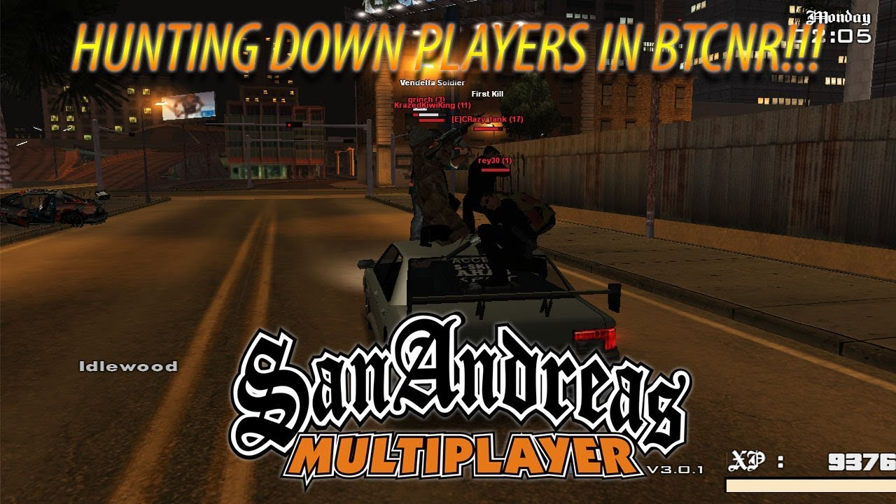 GTA SAMP - Hunting down players in BTCNR!