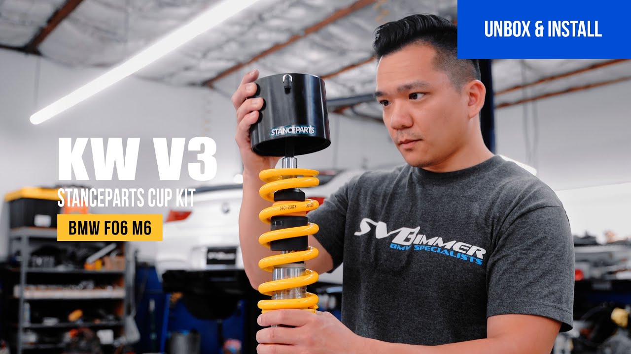 M6 gets KW V3 with Stanceparts Cup Kit | BMW Suspension Upgrade | SVB