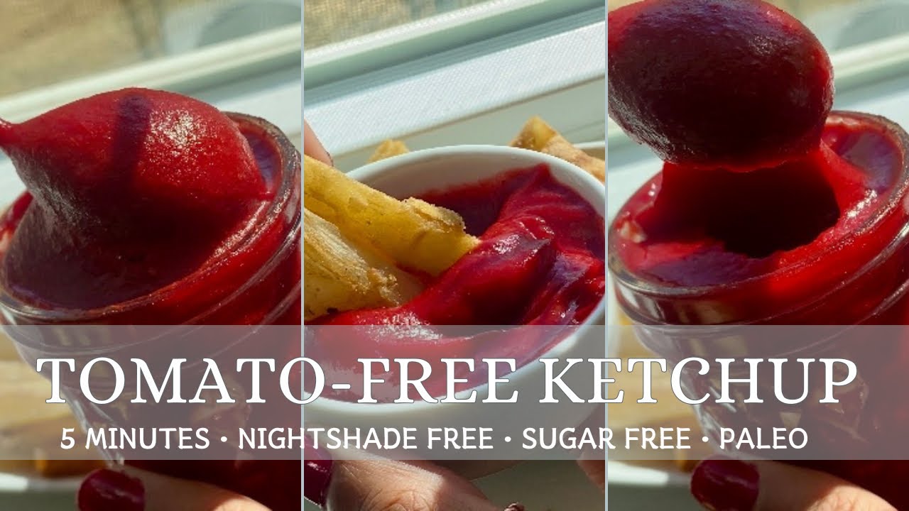 5-Minute No-Tomato Ketchup | Nightshade-Free & Gut-Friendly Recipe | No Beets! |Paleo | Sugar Free