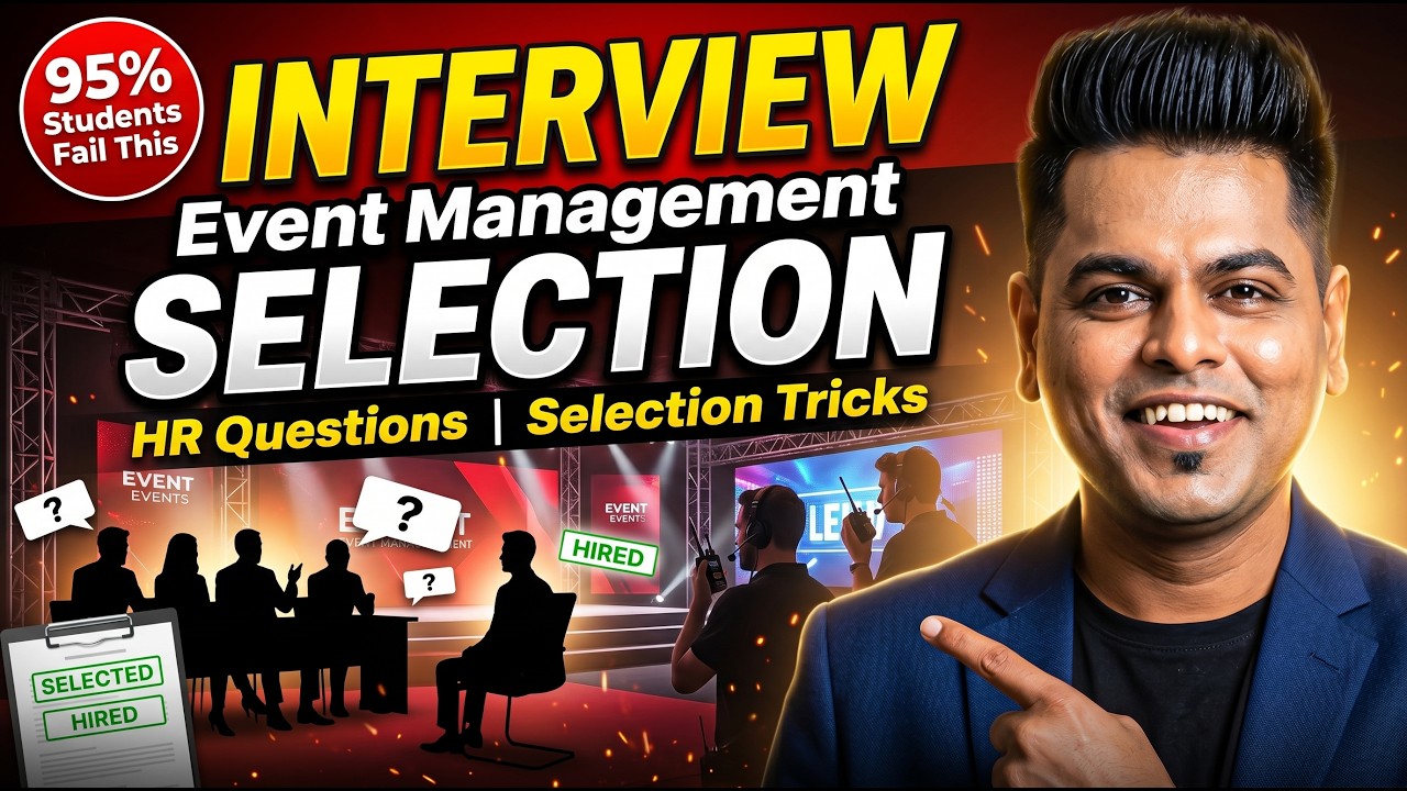 Event Management Interview | Questions & Answers | Tips & Tricks | Ab selection 100% Pakka