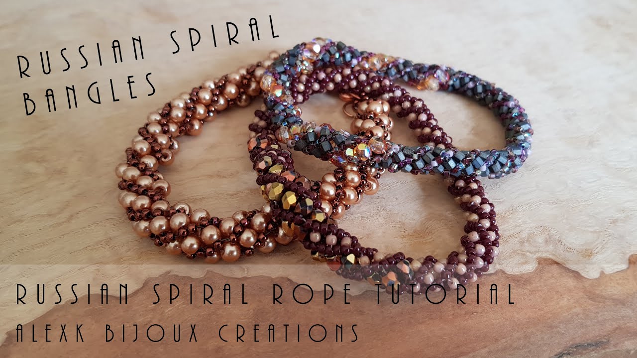 Seed Bead Bangle Tutorial | Russian Spiral | Beadweaving Basics