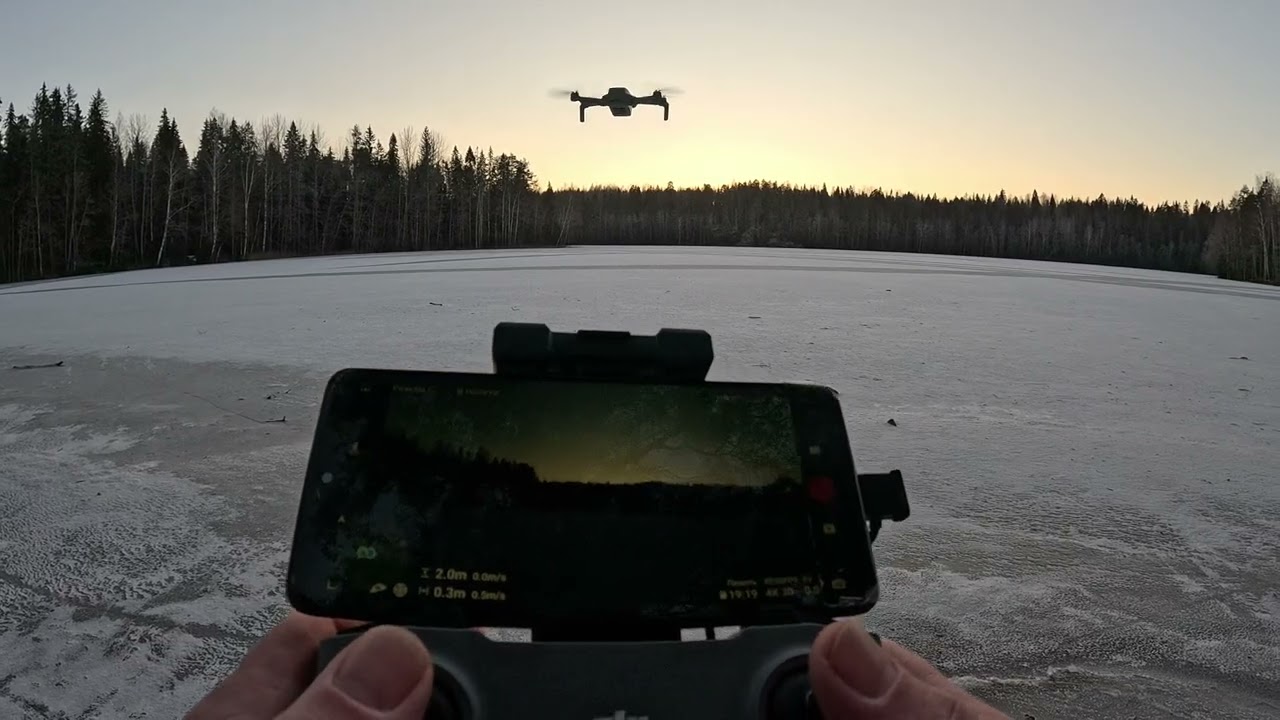 запуск дрона dji Mini 4K 2 se 