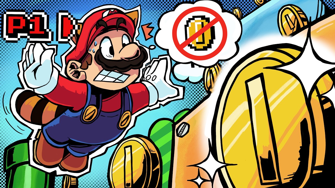 ¿Puedes Pasar Super Mario Bros 3 SIN AGARRAR MONEDAS?