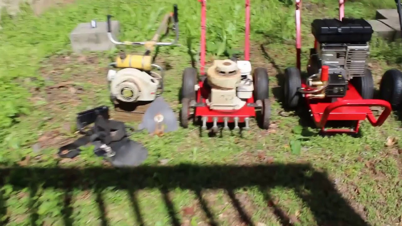 Homemade Brushcutter Weedwacker and Lawnmower