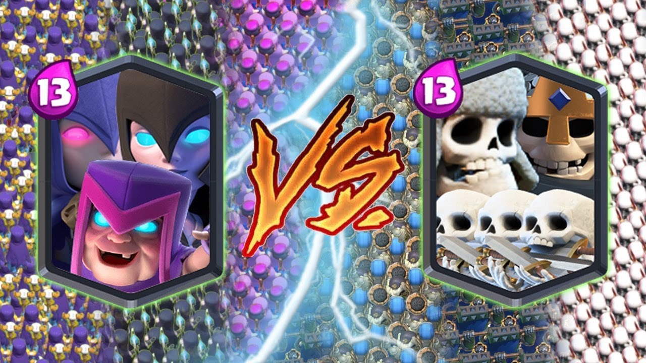 WITCH TEAM 🆚 SKELETONS TEAM - 3v3