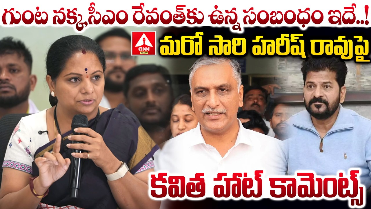 గుంట నక్క,సీఎం రేవంత్ కు ఉన్న సంబంధం ఇదే..! | Kavitha Shocking Words on Harish Rao | ANN Telugu