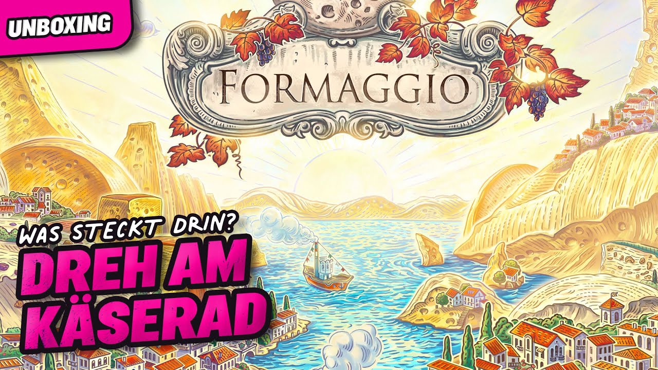 FORMAGGIO - Deluxe Edition - Brettspiel - Unboxing