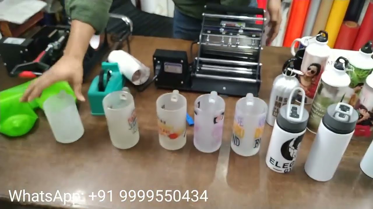 Sublimation Printing with ST220 Sipper Tumbler Heat Press Machine @konceptSublimation