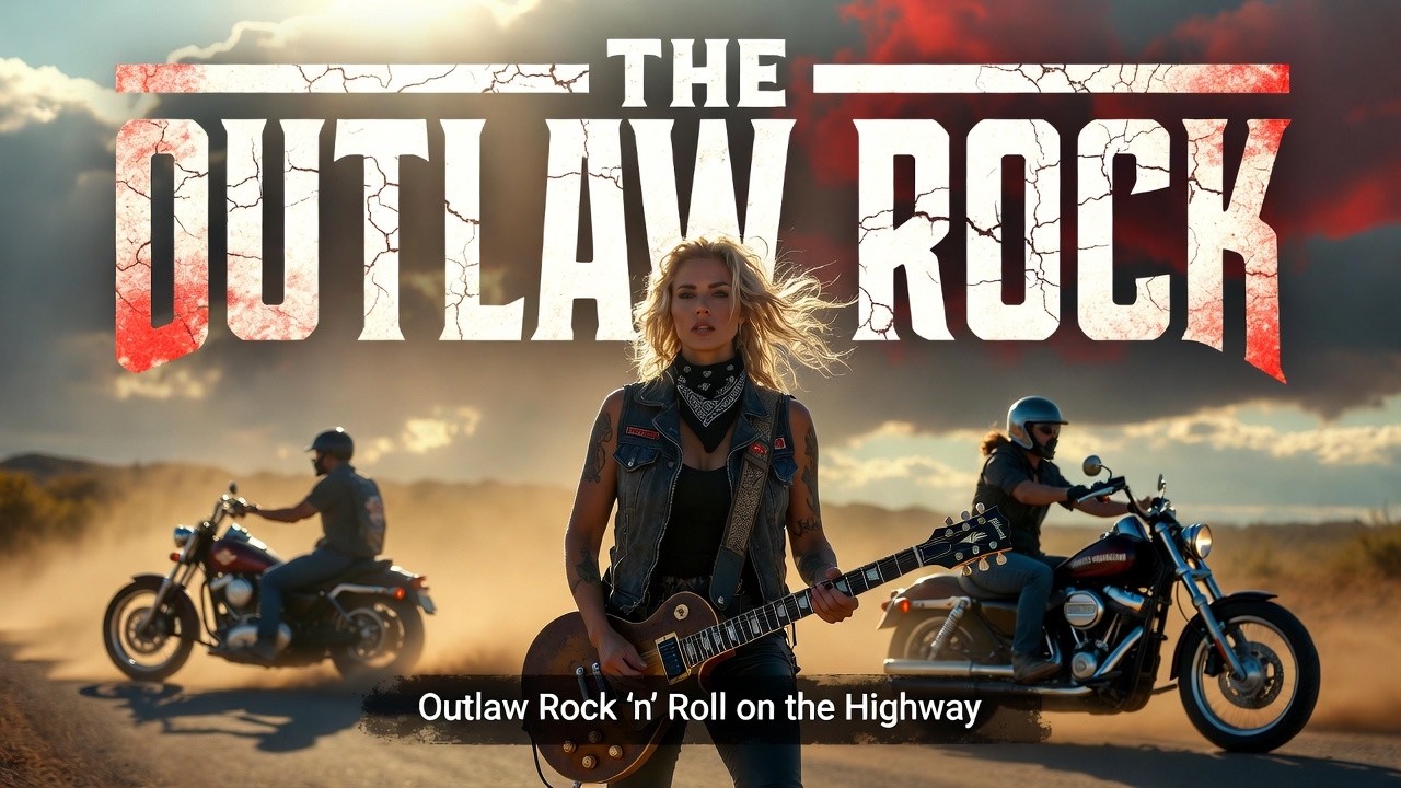 Best Music Rock n Roll 🔥 Outlaw Rock ’n’ Roll on the Highway 🎸 The Outlaw Rock