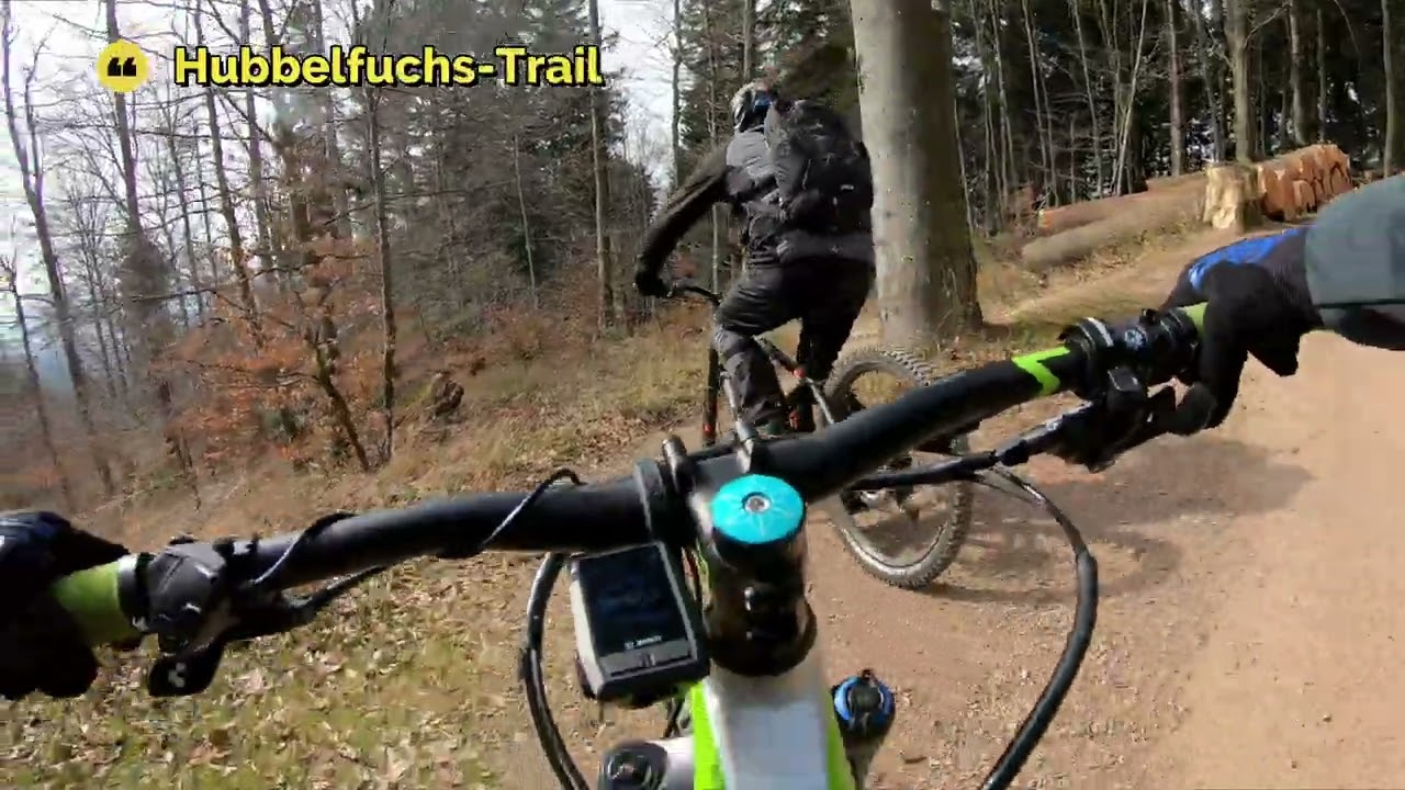 M&auml;rz 2022 erste Abfahrt Hubbelfuchs- Trail