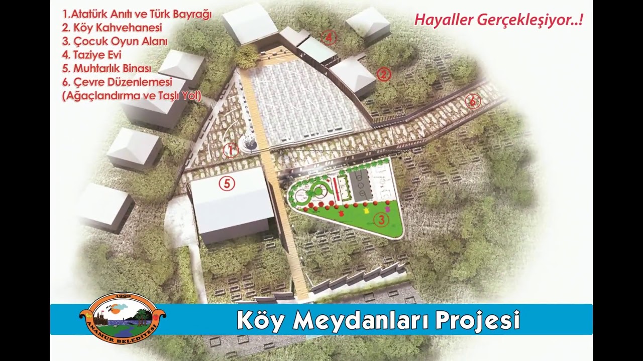 Anamur Belediyesi 2019 - 2024 Planlanan Projeler Videosu