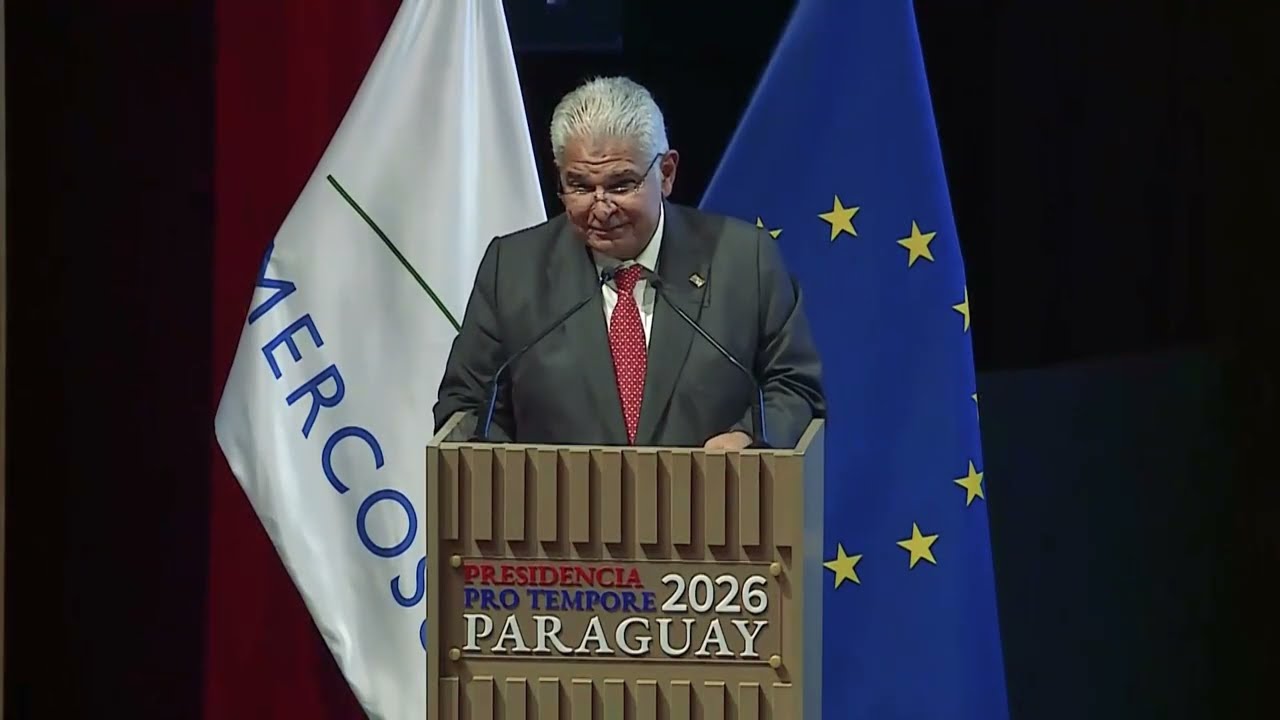 José Raúl Mulino: discurso en ceremonia de firma del Acuerdo MERCOSUR - Unión Europea