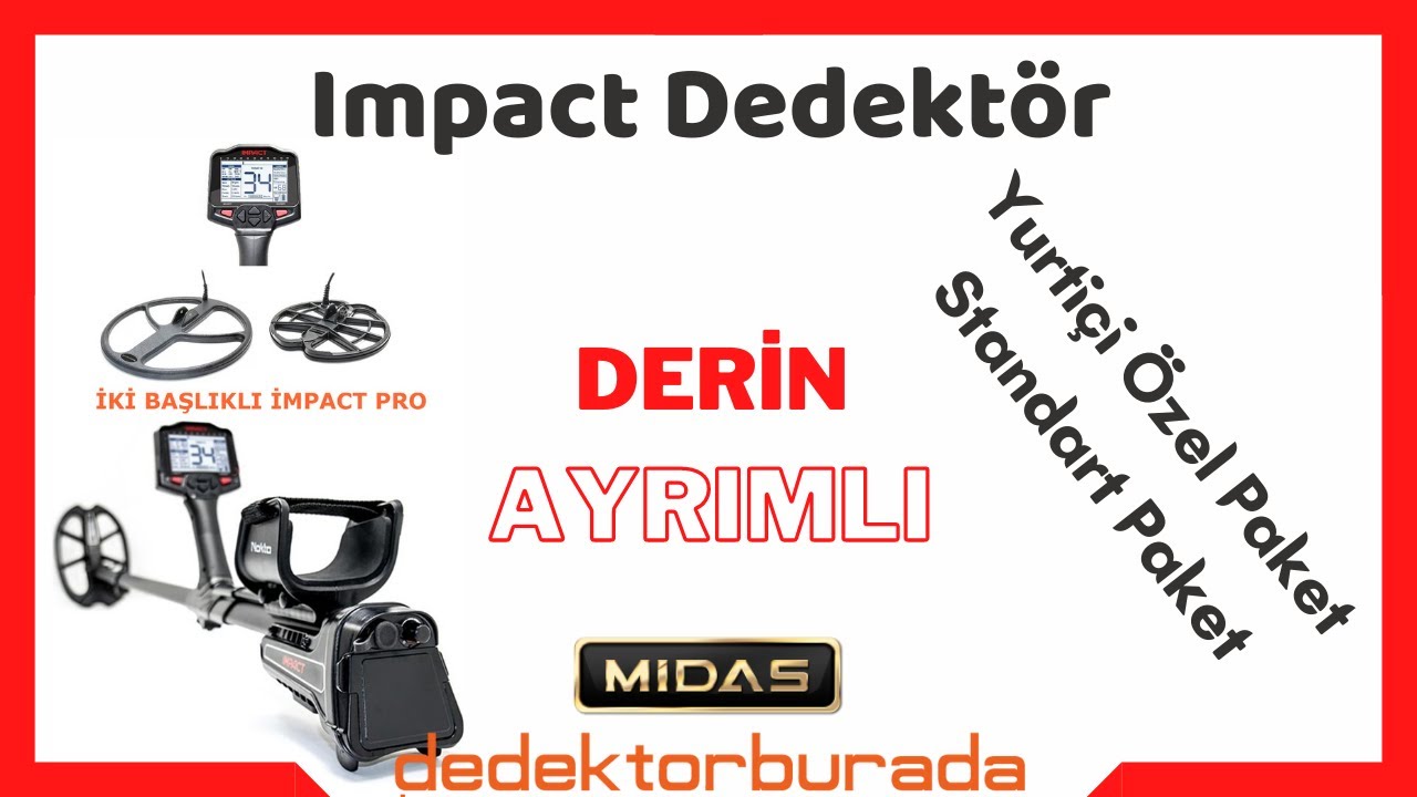 Nokta Impact Pro Dedektör - En İyi Dedektörler - Ayrımlı Dedektör