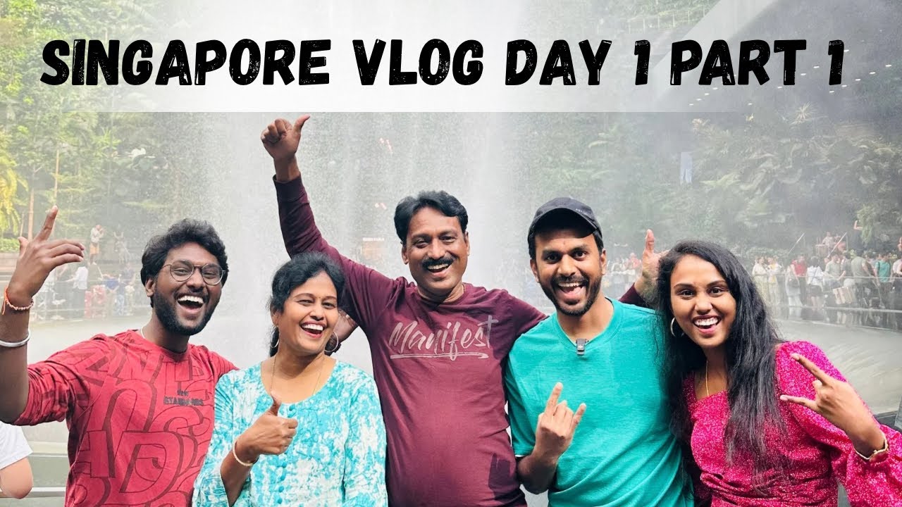 Day 1 Part 1 | Singapore country | Airport | Jewel | Canopy Bridge | Canopy Park
