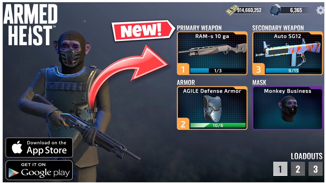 Armed Heist New RAM-s 10 ga ShotGun 🔥Review & Gameplay