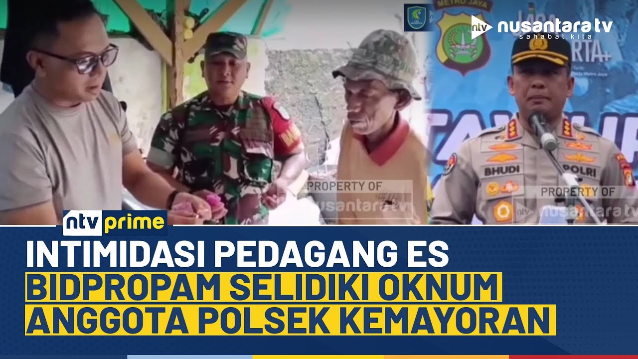 Pedagang Es Diintimidasi Aparat, Bidpropam Dalami Dugaan Pelanggaran Etik Polisi | NTV PRIME