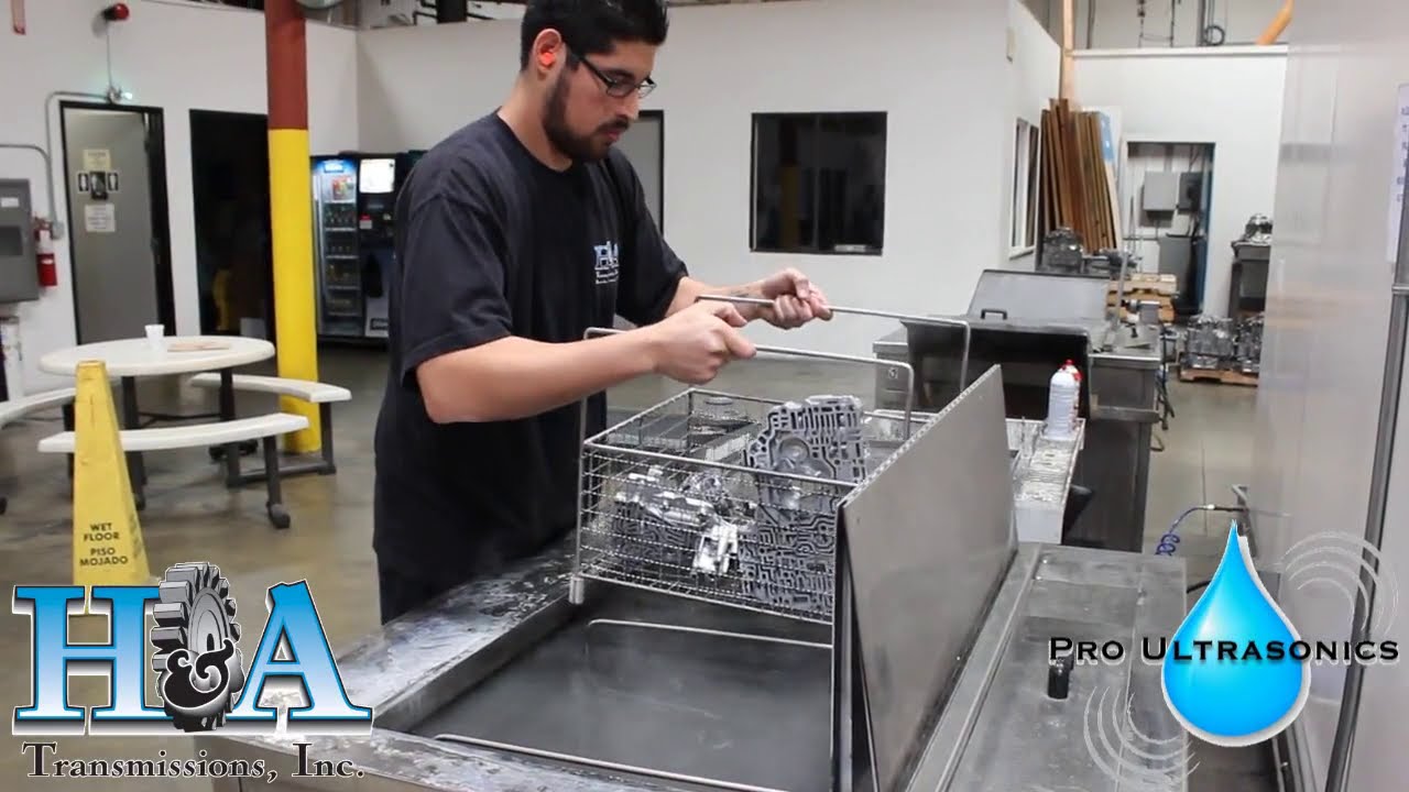 Cleaning Transmissions with Ultrasonics