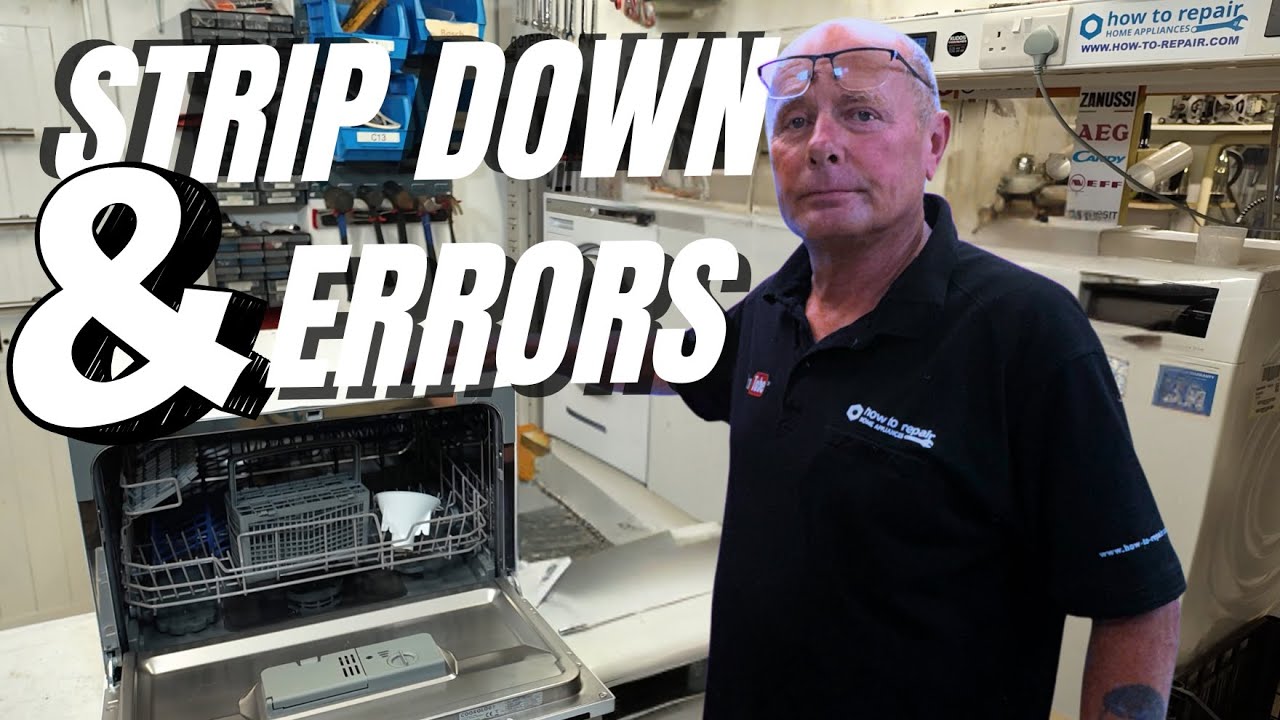 How to Dismantle a Mini Countertop Dishwasher for Faults & Spares? (Midea, Cookology, AEG, Zanussi)