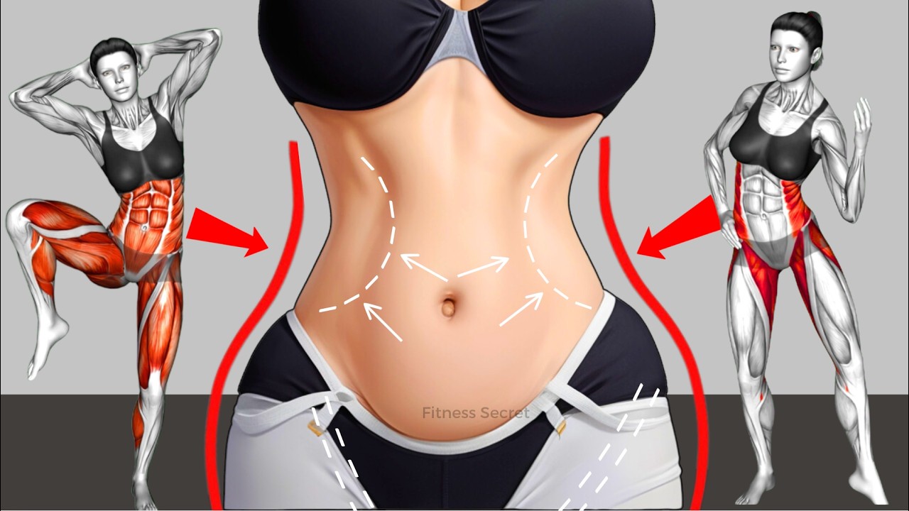 The Best 30-Min Hanging Belly Exercises for Fat Reduction!🔥 –2 Week Flat Belly Workout Challenge