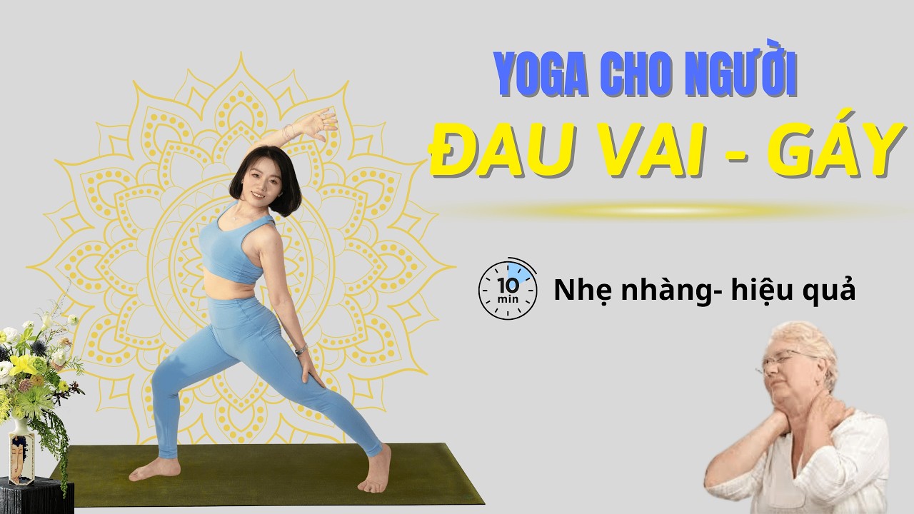 7 ngày yoga cho NGƯỜI ĐAU CỔ - VAI - GÁY - Ngày 1 I Vun Thoa Yoga Trị Liệu