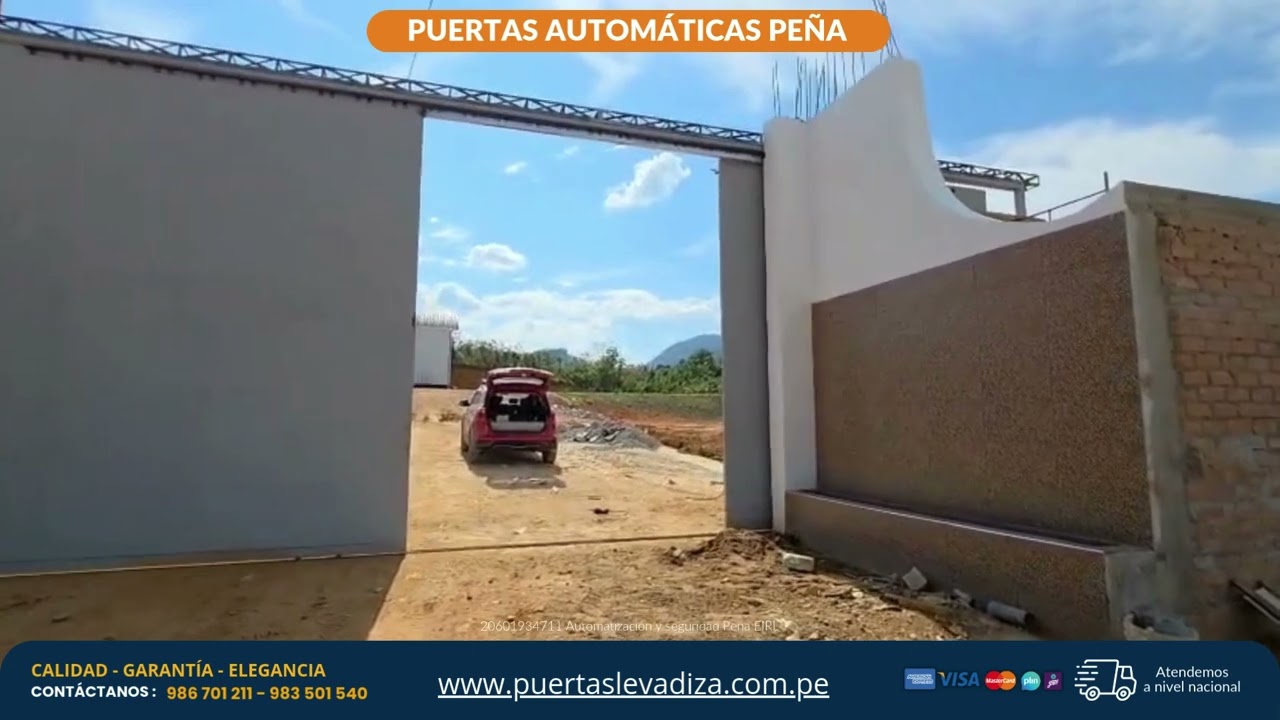 ✅PROYECTO TERMINADO - PUERTA CORREDIZA -  INSTALACIÓN EN SATIPO ✅