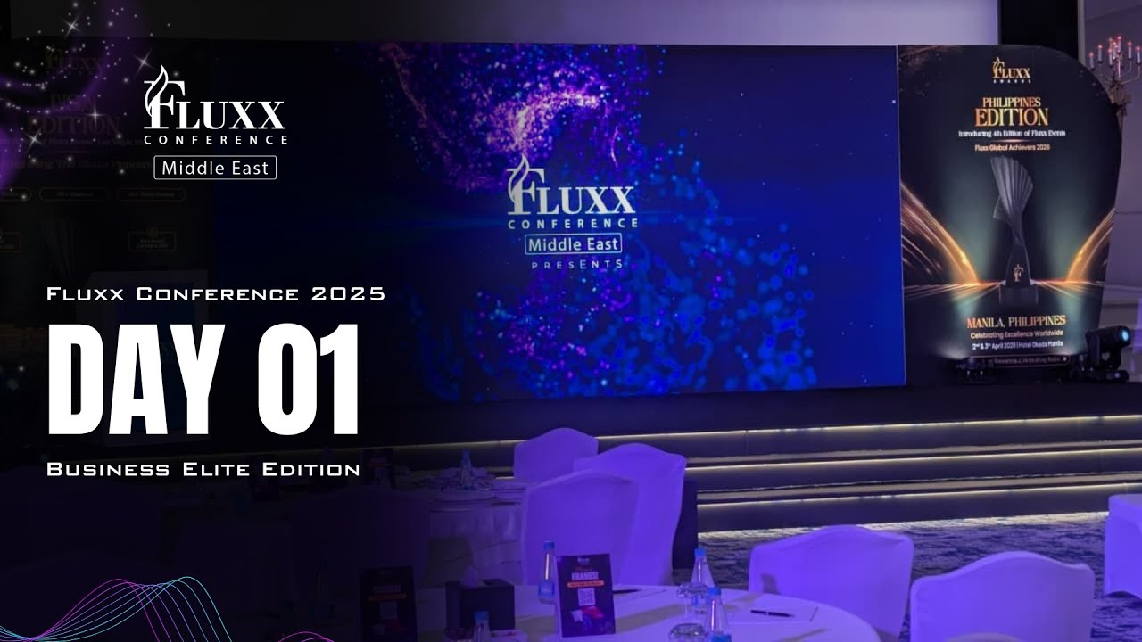 Fluxx Conference 2025 | Day 1: Business Elite Edition | Keynotes, Panel, & Recognition | LIVE NOW!