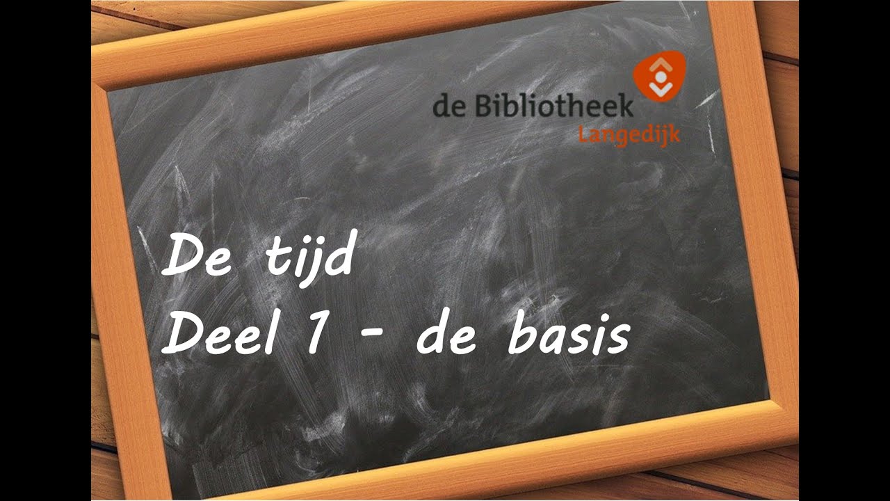 Taaltip de tijd  - de basis