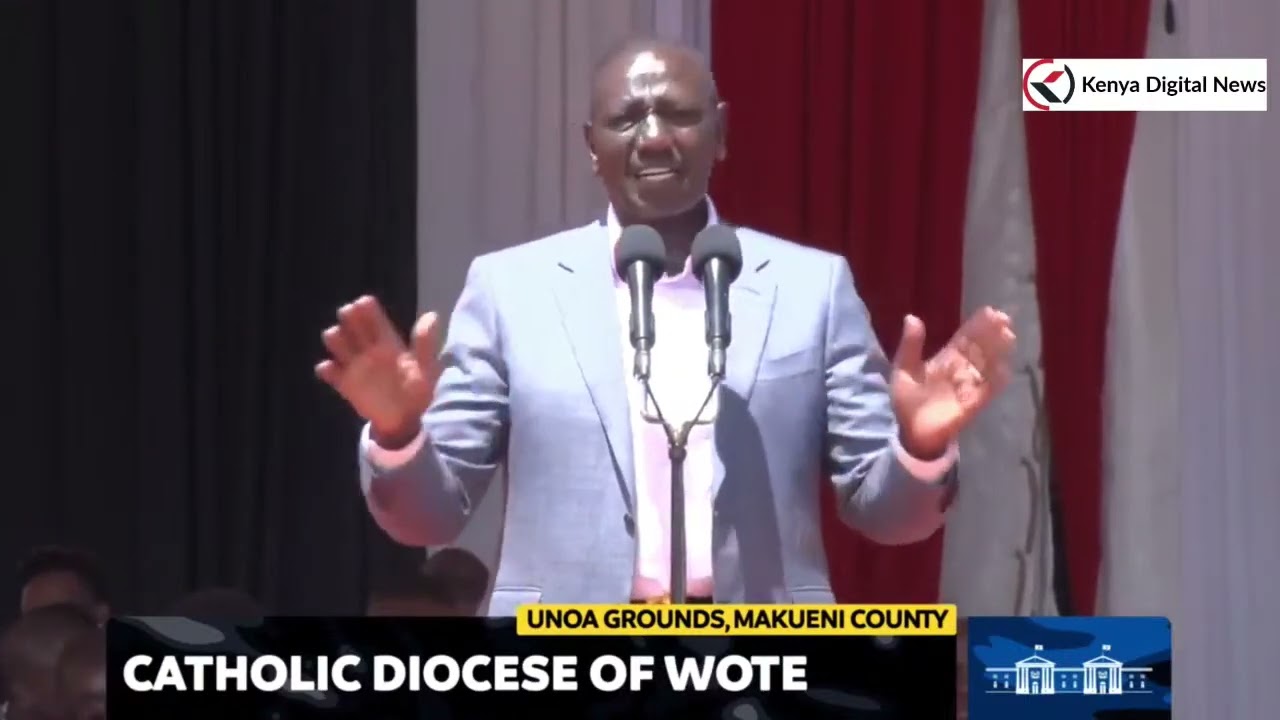 President Ruto gives Kambas hope as he speaks in Wote, Makueni County!!