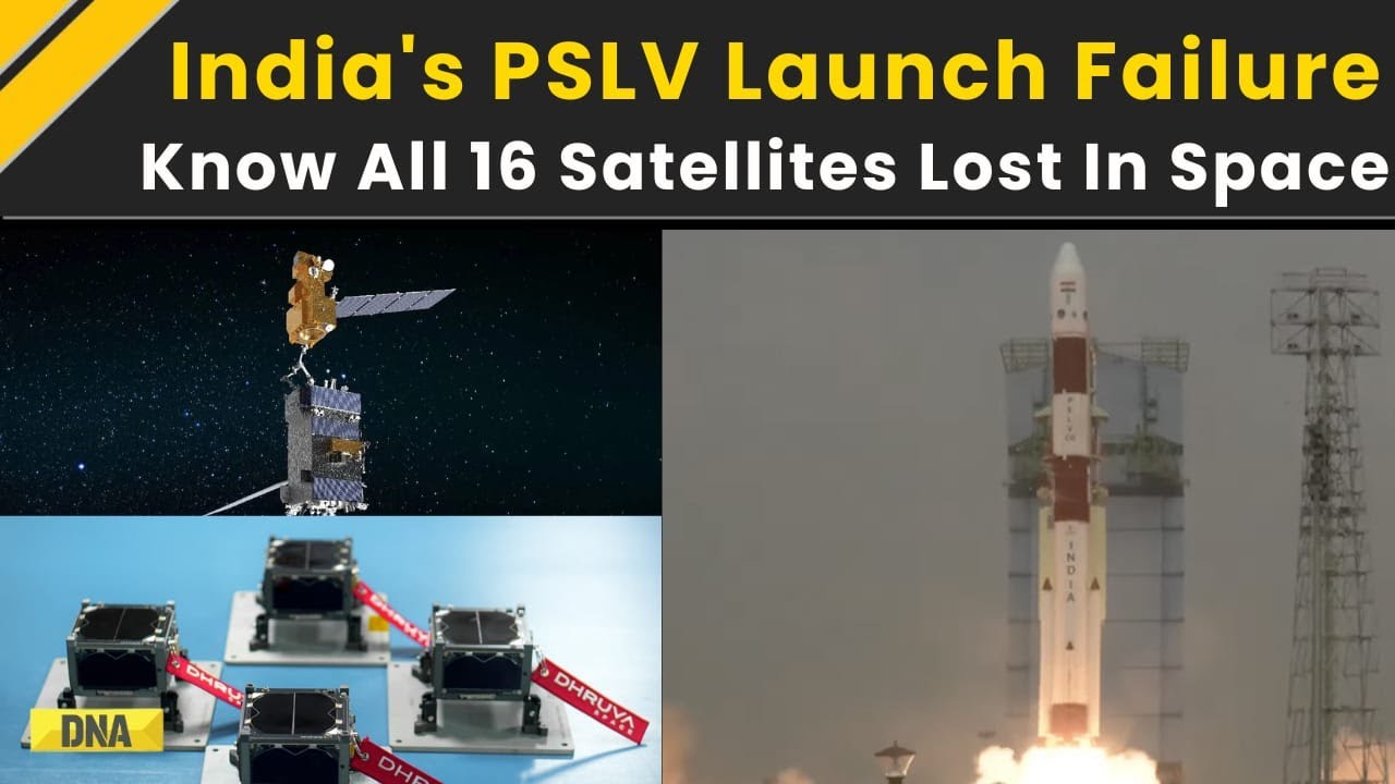 ISRO News: Know All About 16 Satellites Lost In Space After ISRO PSLV Launch Failure