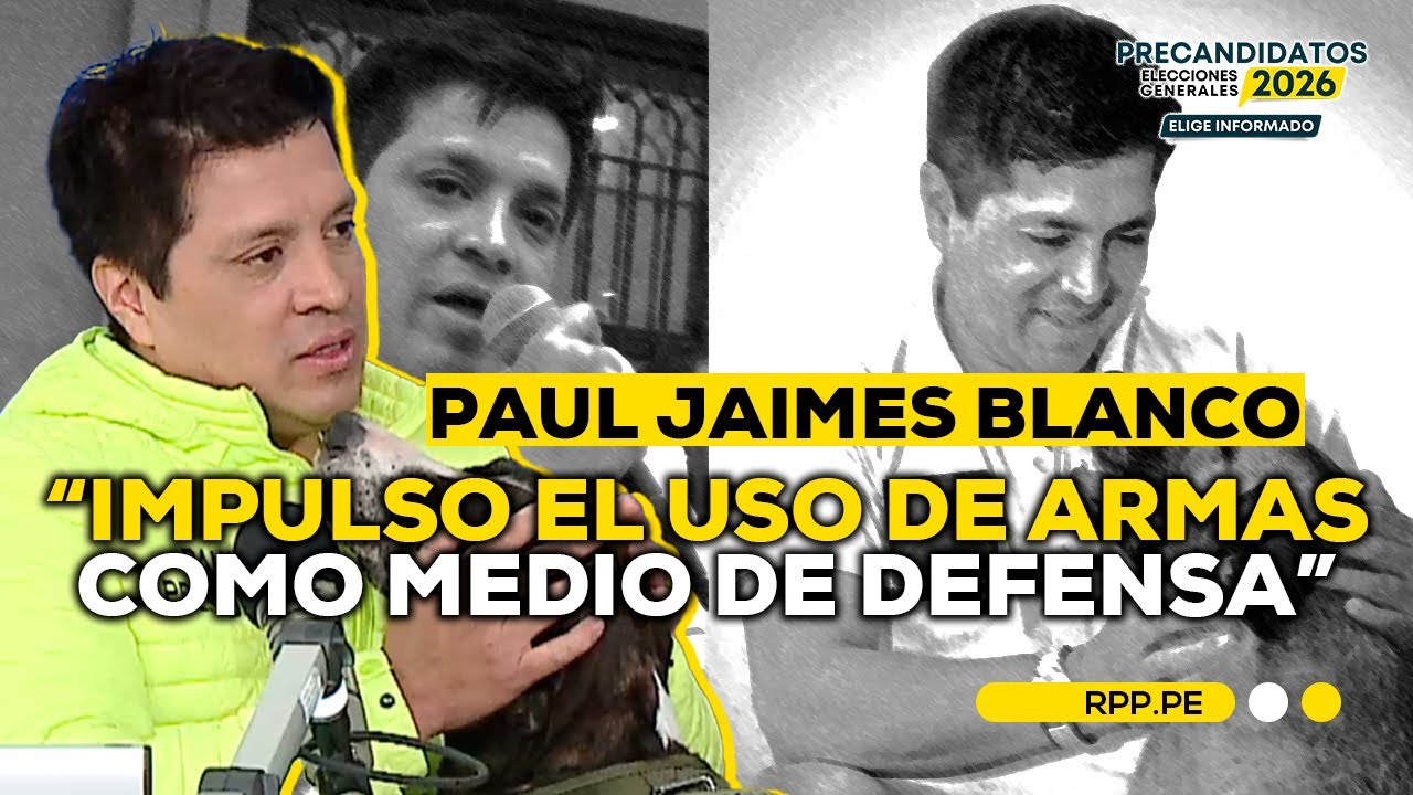 Paul Jaimes, PRECANDIDATO DE PROGRESEMOS: 