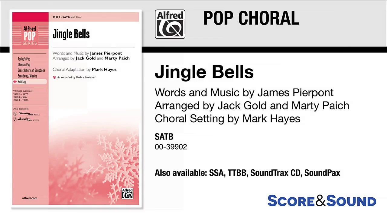 Jingle Bells, arr. Jack Gold and Marty Paich – Score & Sound