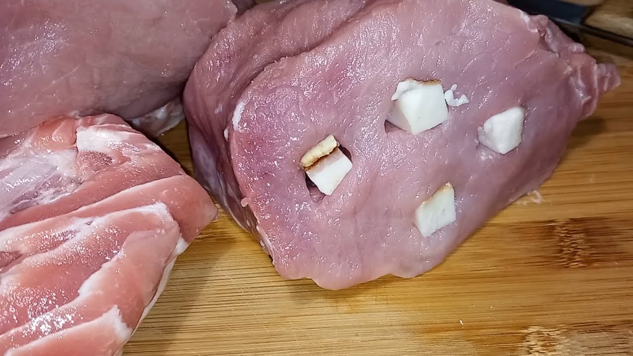Znojemská pečeně z vepřové kotlety s rýží