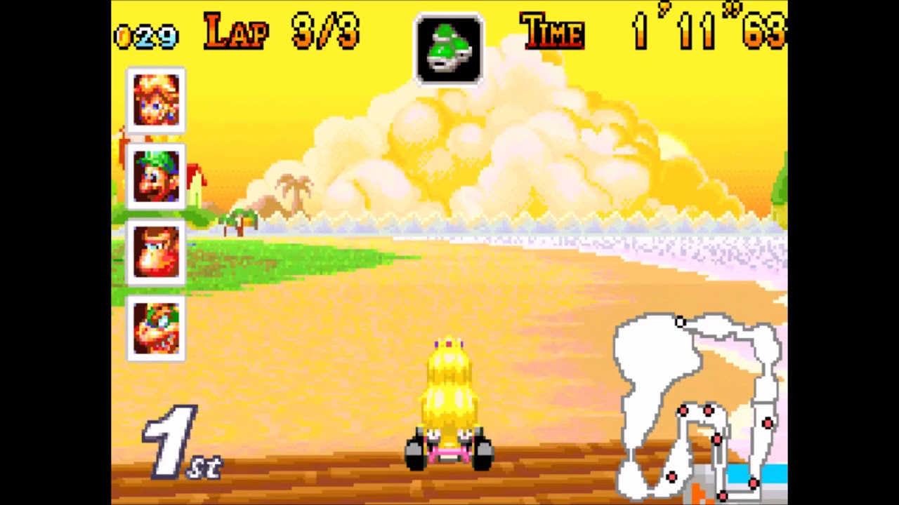 Mario Kart: Super Circuit (150cc Lightning Cup - Peach!)