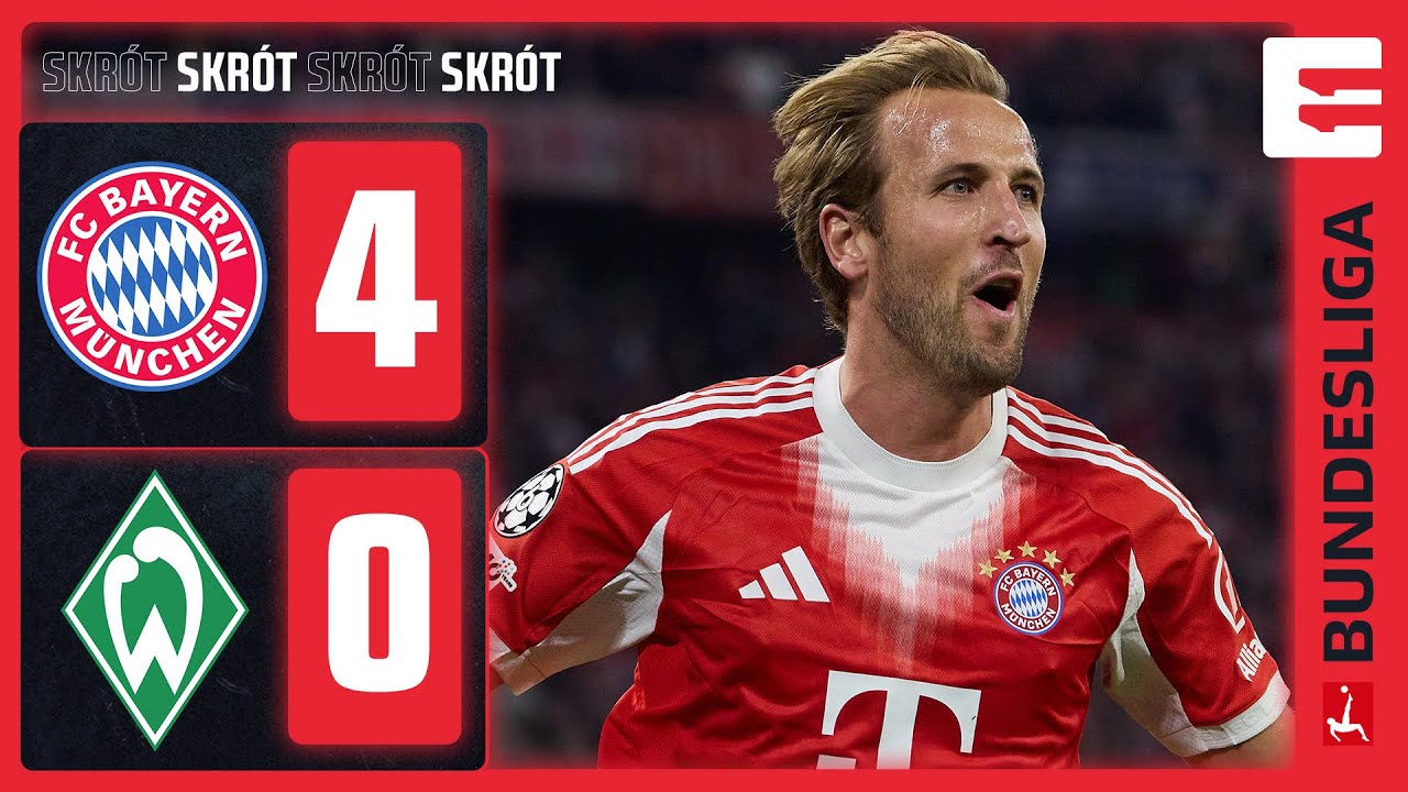WIELKI HARRY KANE POBIŁ REKORD CRISTIANO RONALDO! SHOW BAYERNU | SKR&Oacute;T MECZU