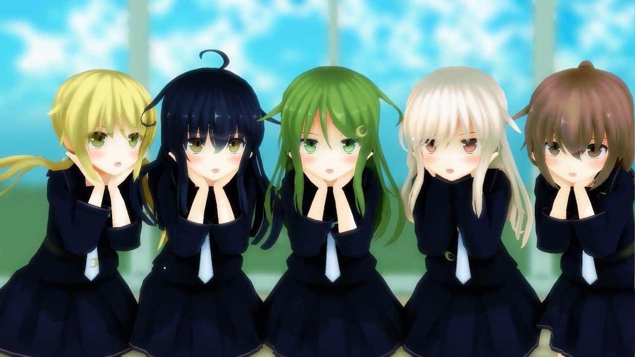 【MMD艦これ】睦月型５人で気まぐれメルシィ