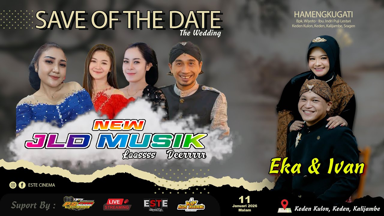 #live NEW JLD MUSIK - Walimatul Ursy Eka & Ivan - Keden Kulon Kalijambe - ESTE CINEMA