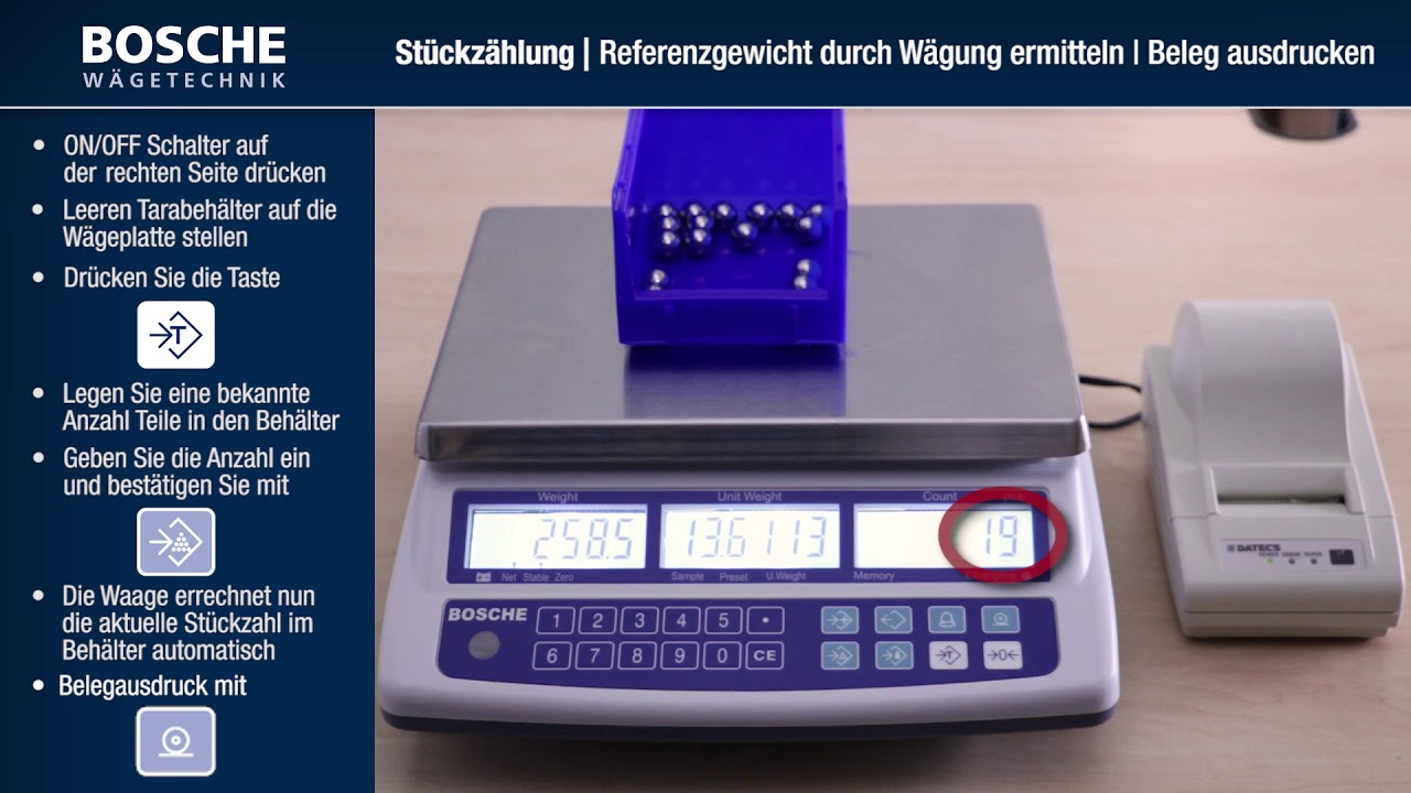 Zaehlwaage CS Anleitung Stueckzaehlung1 Ausdruck