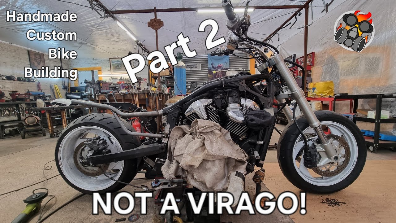 Suzuki M109R Pt2 Intruder Frame Customization | Traditional Fabrication Build