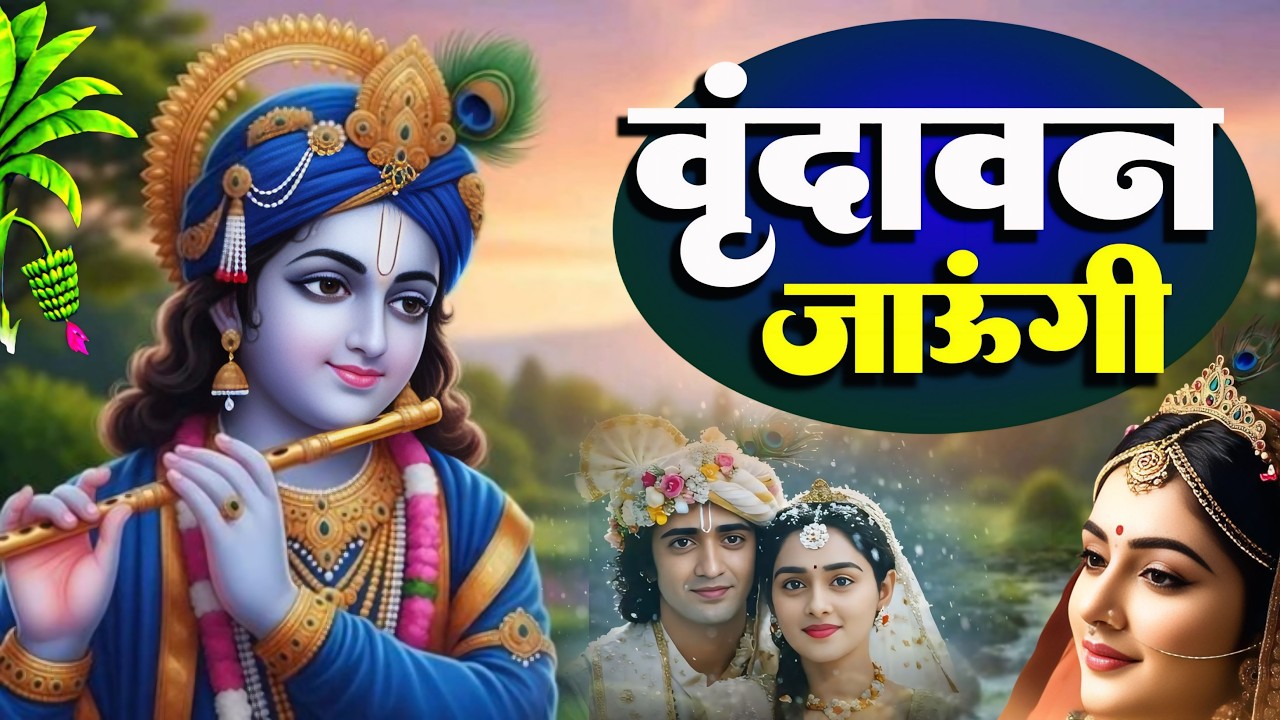 Vrindavan Jaungi | वृन्दावन जाउंगी | मेरे उठे विरह में पीर | Krishna Bhajan 2025 | #krishna #radhe