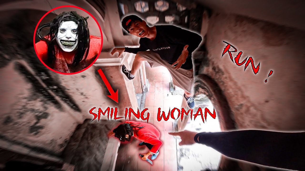 NO WAY OUT 😨 | Smiling Woman Horror Chase ( Parkour POV )