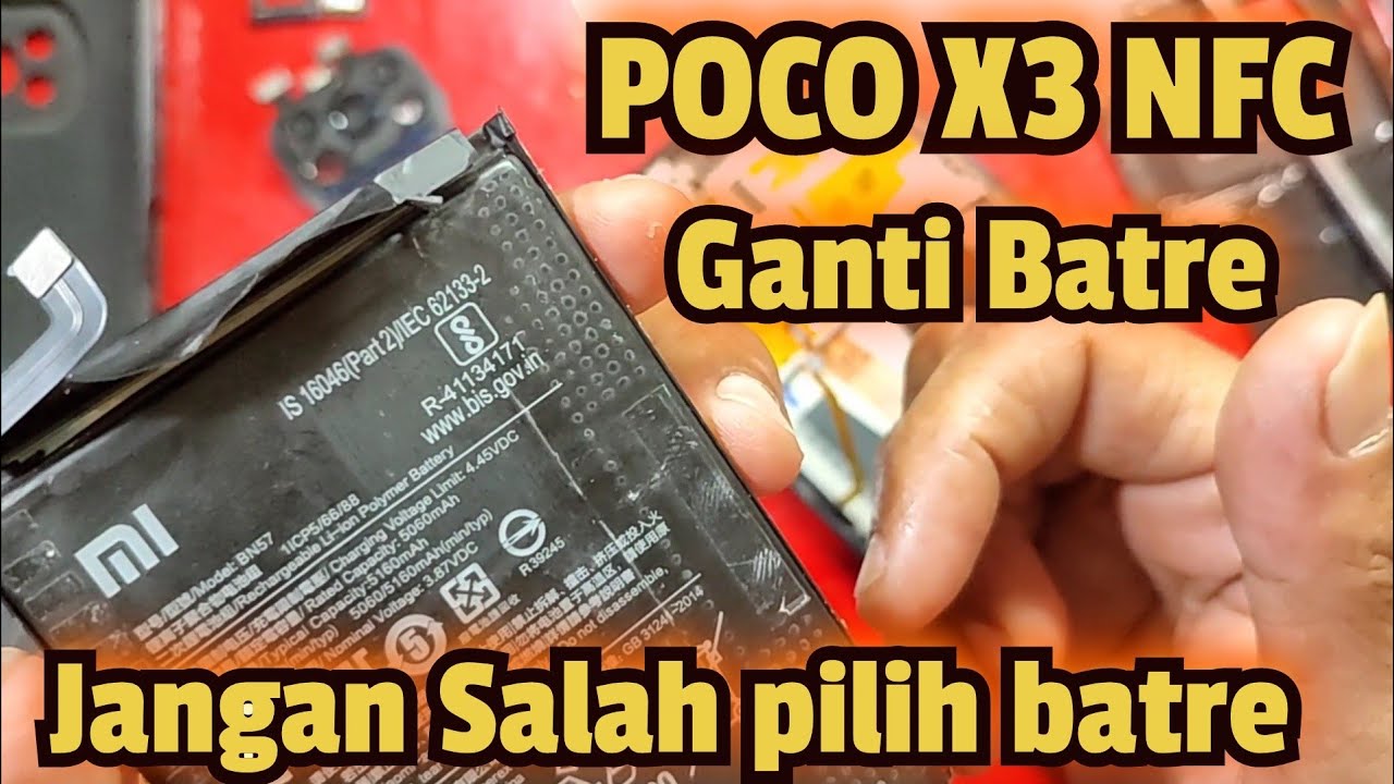 POCO X3 PRO/NFC GANTI BATRE BERKUALITAS