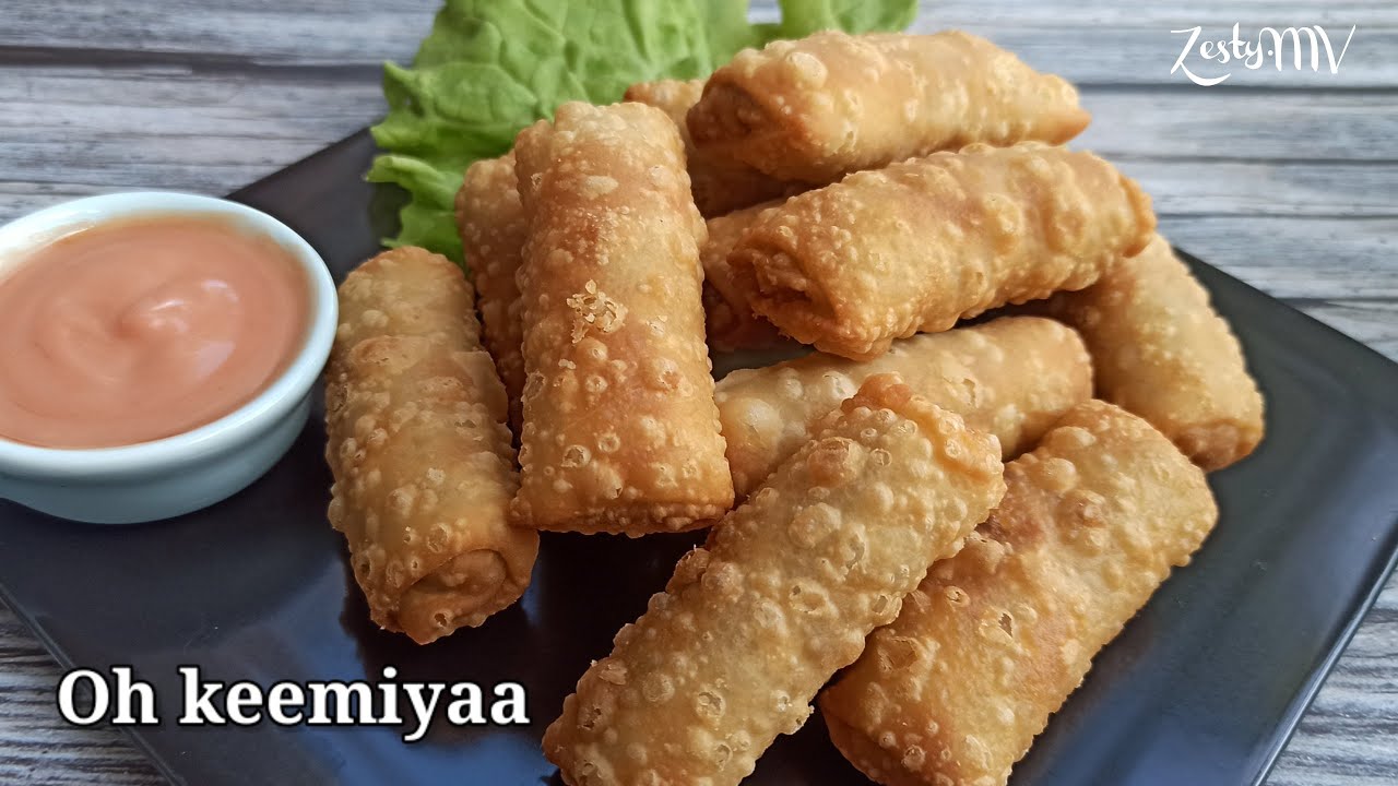 Ramadan day 3: oh keemiyaa! Maldivian snack / iftar snack / spring roll
