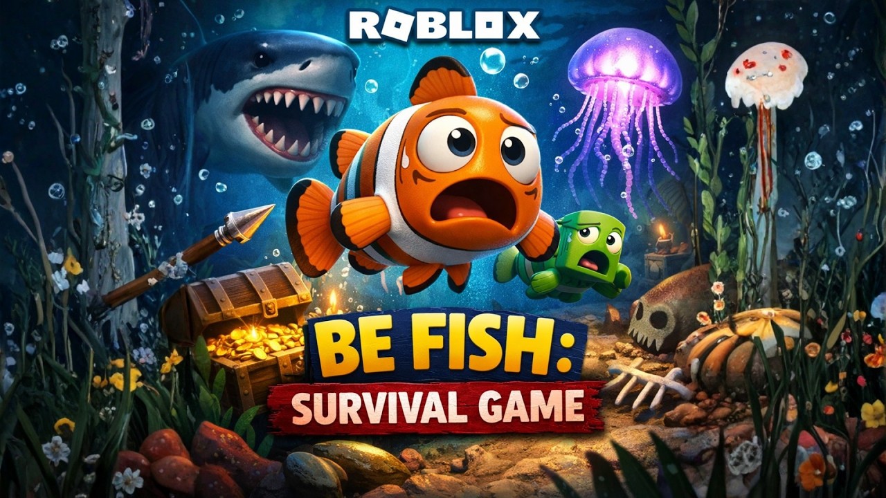 I Became a Fish in Roblox! 😱 | Be Fish Survival Game