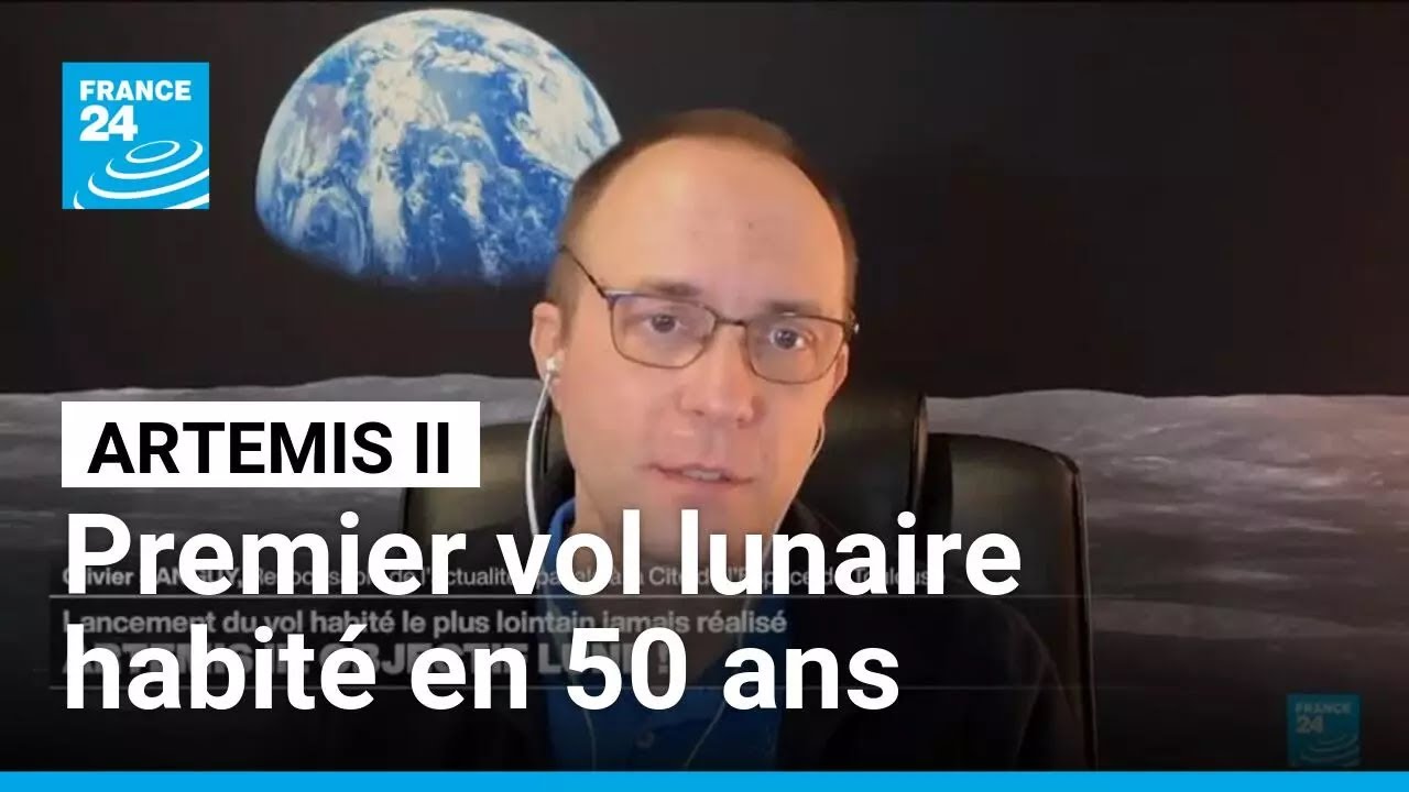 La Nasa s'appr&ecirc;te &agrave; lancer le premier vol lunaire habit&eacute; en 50 ans &bull; FRANCE 24