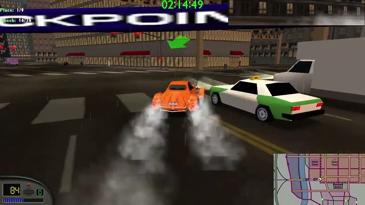 Midtown Madness - Arrest Warrant (Panoz Roadster + GTR-1)