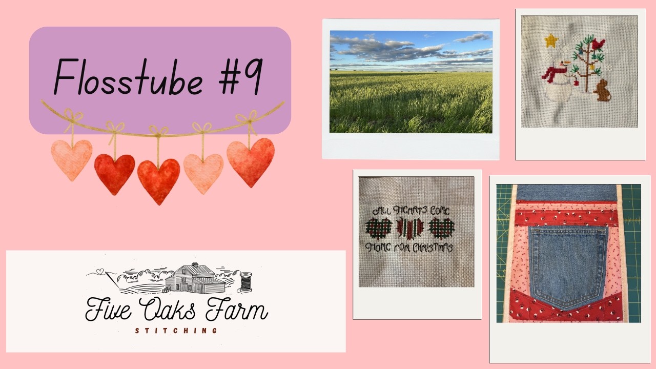 Flosstube #9: Finishes, WIPS, Plans & Bags!